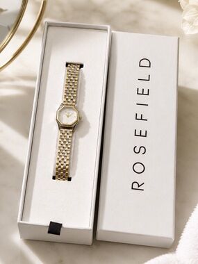 Rosefield Gemme Watch 21.5mm Two-Tone Duotone NIB